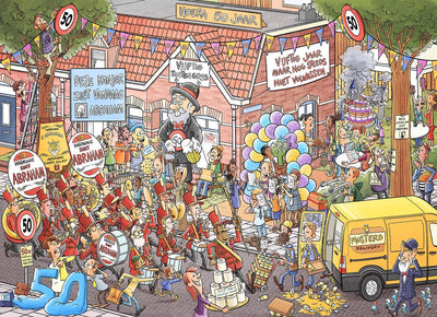 Puzzle de fête personalia de l'éditeur - Abraham