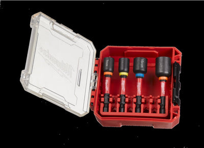 Imp Milwaukee Accessories Jeu de 4 tournevis à écrou magnétique Shockwave™ Act Duty - 4932492445
