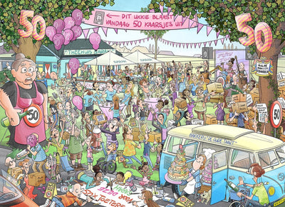 Puzzle de fête avec les détails personnels de l'éditeur - hourra ! Je vois Sarah 1000 pièces