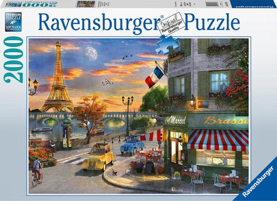 Ravensburger Jigsaw Puzzle Soirée romantique à Paris, 2000.