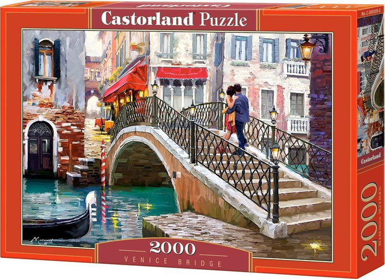 Castorland Pont de Venise – puzzle – 2 000 pièces – finition satinée – ajustement parfait – qualité européenne