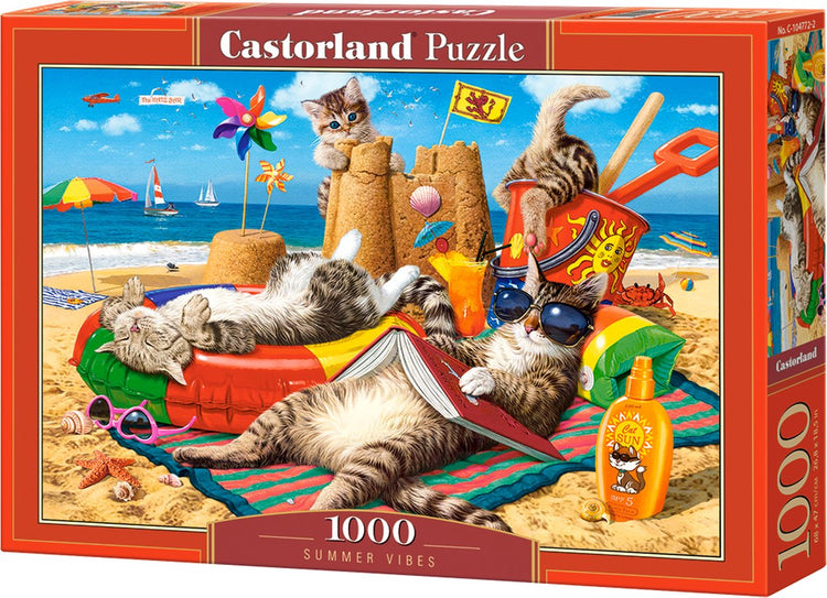 Castorland summer vibes – puzzle – 1 000 pièces – finition satinée – ajustement parfait – qualité européenne