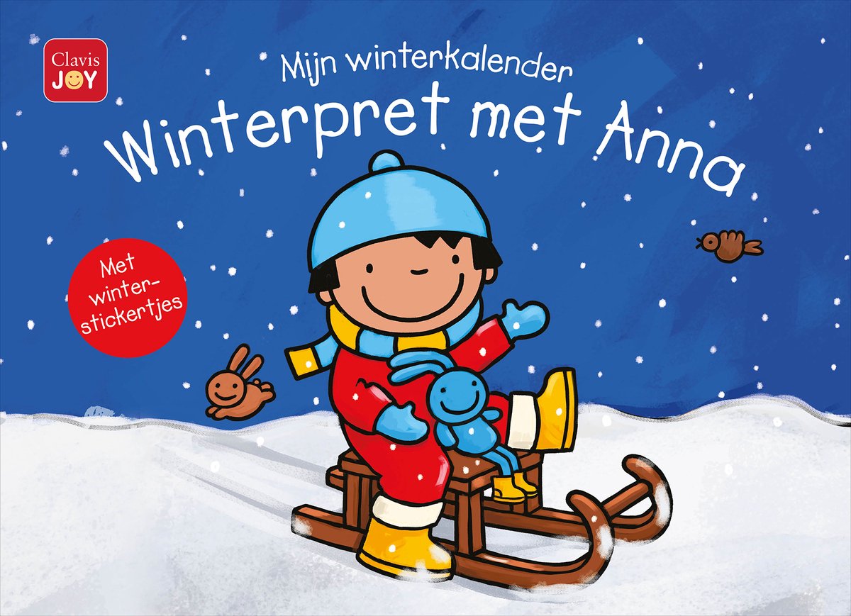 Clavis mon calendrier d'hiver. plaisirs d'hiver avec Anna