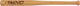 Batte de baseball Avento - bois de hêtre laqué - 68 cm