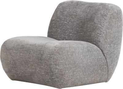 Fauteuil Woood nomu craquelé - velours - bleu clair - 74x76x92