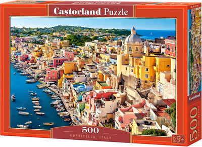 Castorland Corricella, Italie – puzzle – 500 pièces – finition satinée – ajustement parfait – qualité européenne