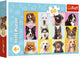 Puzzle Trefl 60 pièces - chiens mignons - carton coloré.