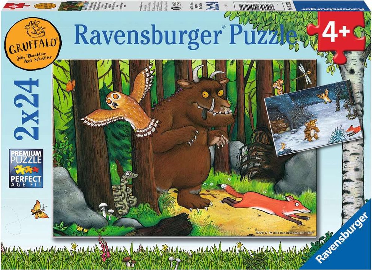 Ravensburger - De Gruffalo Puzzle 2x24 Pièces