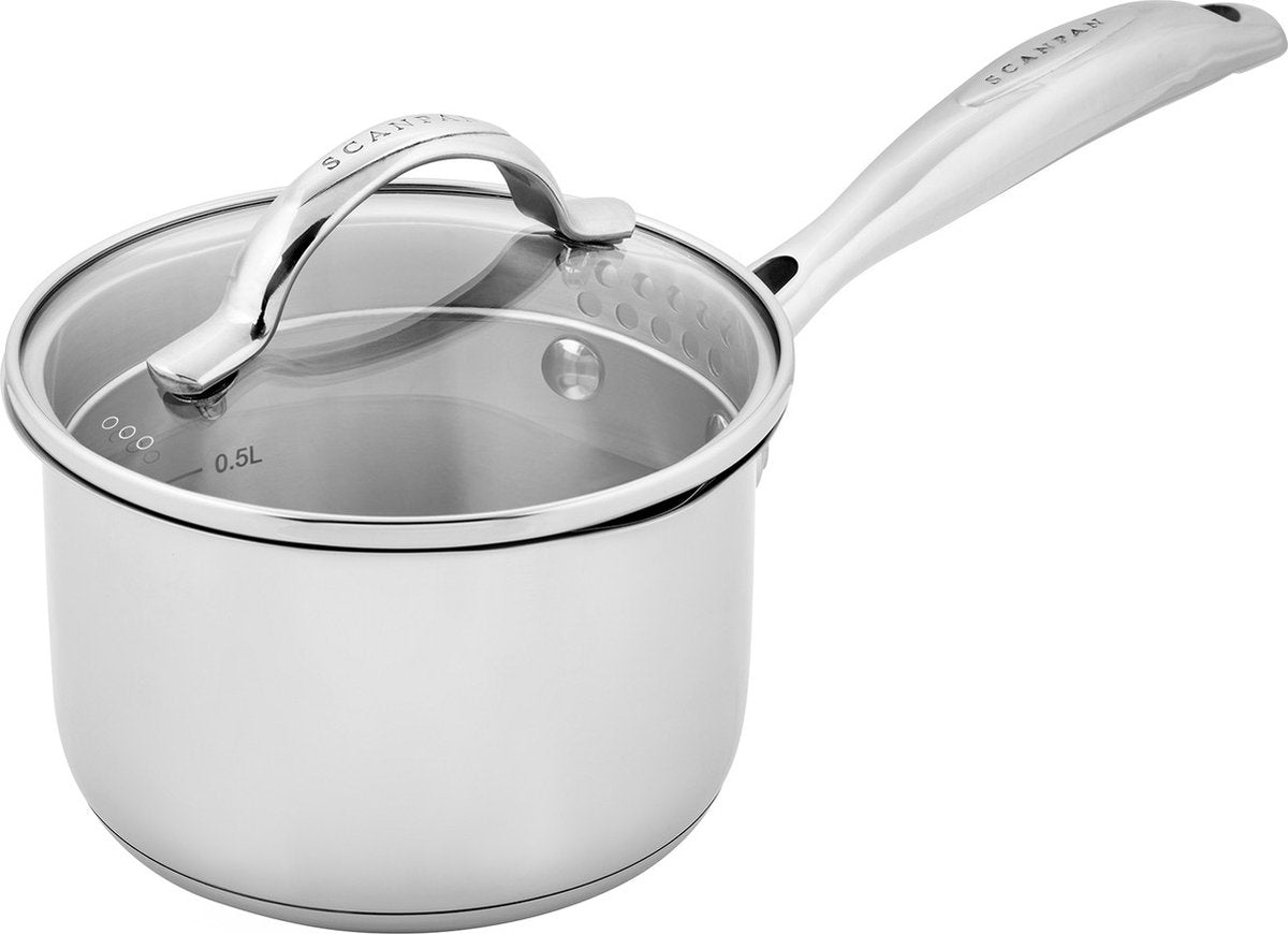 Casserole Scanpan avec couvercle en verre 14 cm pcs