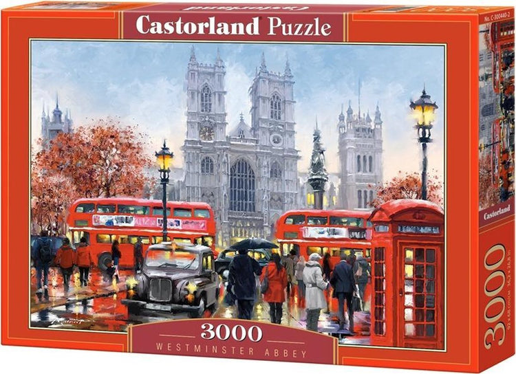 Castorland Westminster Abbey – puzzle – 3 000 pièces – finition satinée – ajustement parfait – qualité européenne