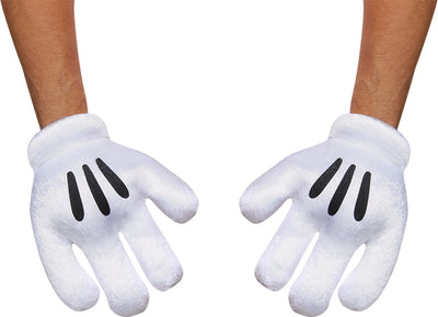 Déguisement Disney - Mickey Mouse, gants Mickey Mouse, taille unique adultes