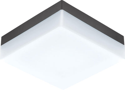 Plafonnier Eglo sonella - applique d'extérieur - LED - 21,5 cm - blanc anthracite