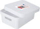 Curver infinity - boîte de rangement avec couvercle - rangement - plastique - 11l - blanc