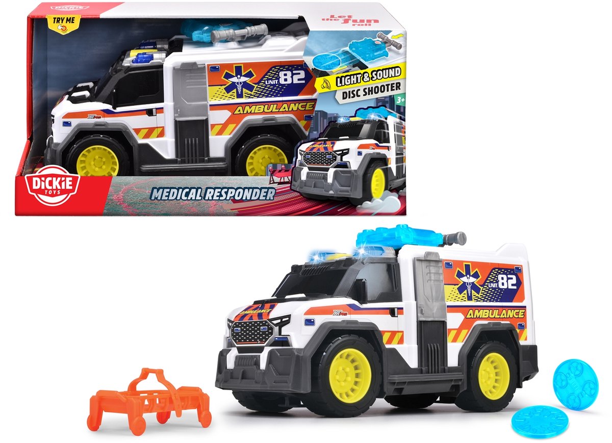 Ambulance Dickie avec de la lumière et du son