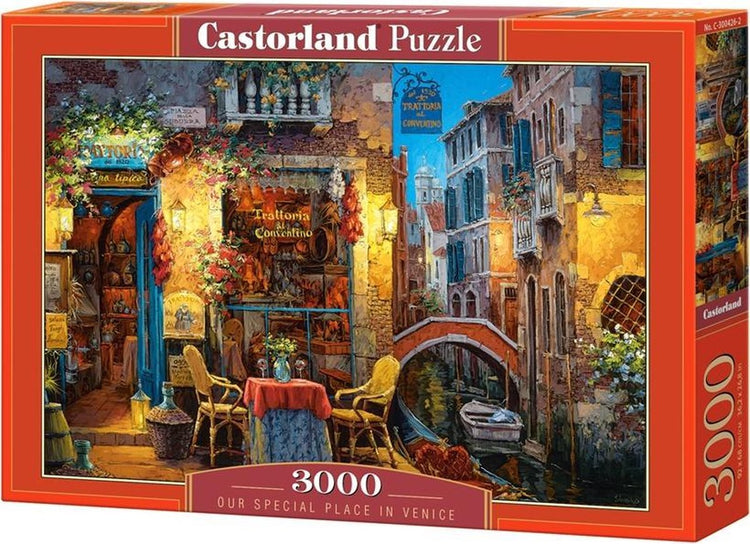 Castorland notre place spéciale à Venise – puzzle – 3 000 pièces – finition satinée – ajustement parfait – qualité européenne