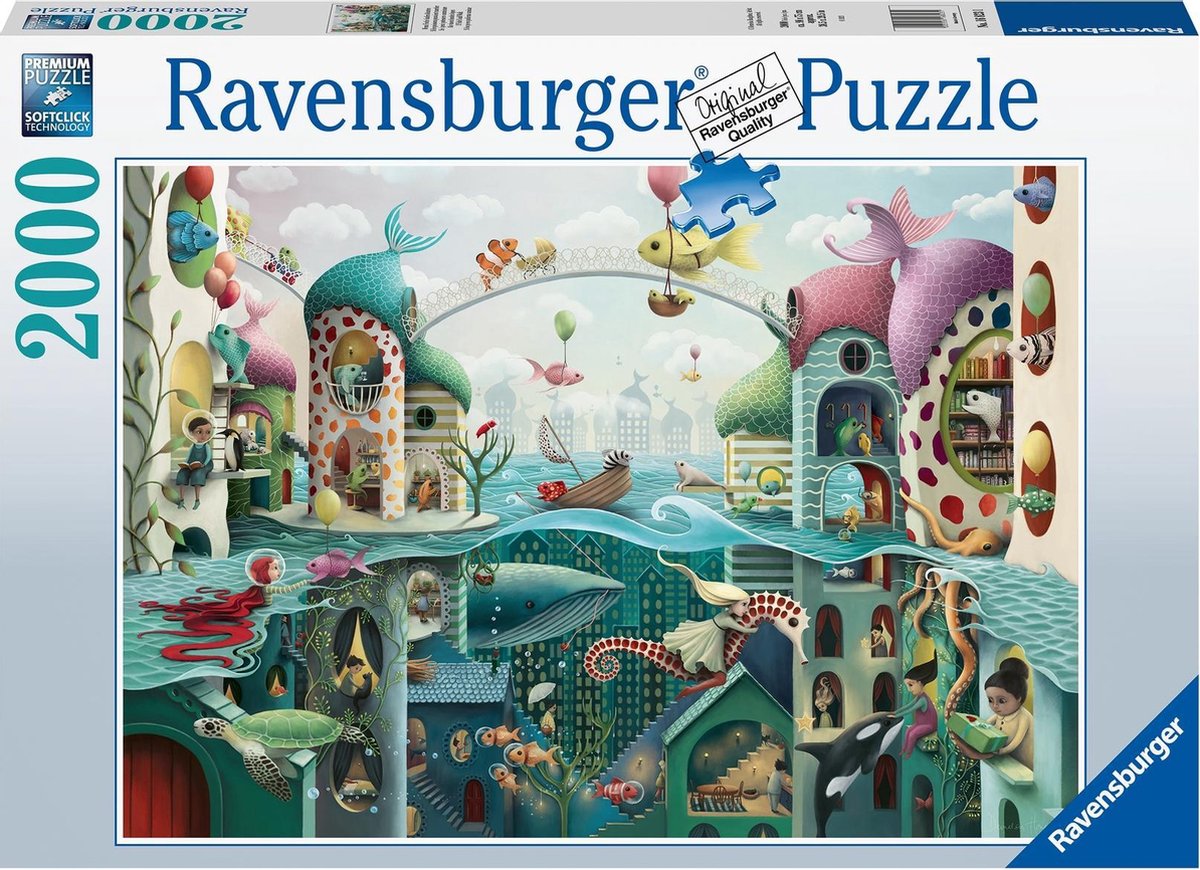 Puzzle Ravensburger si les poissons pouvaient marcher - puzzle - 2000 pièces