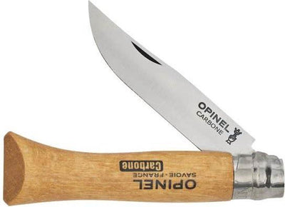 Couteau de poche Opinel en acier au carbone no. 6