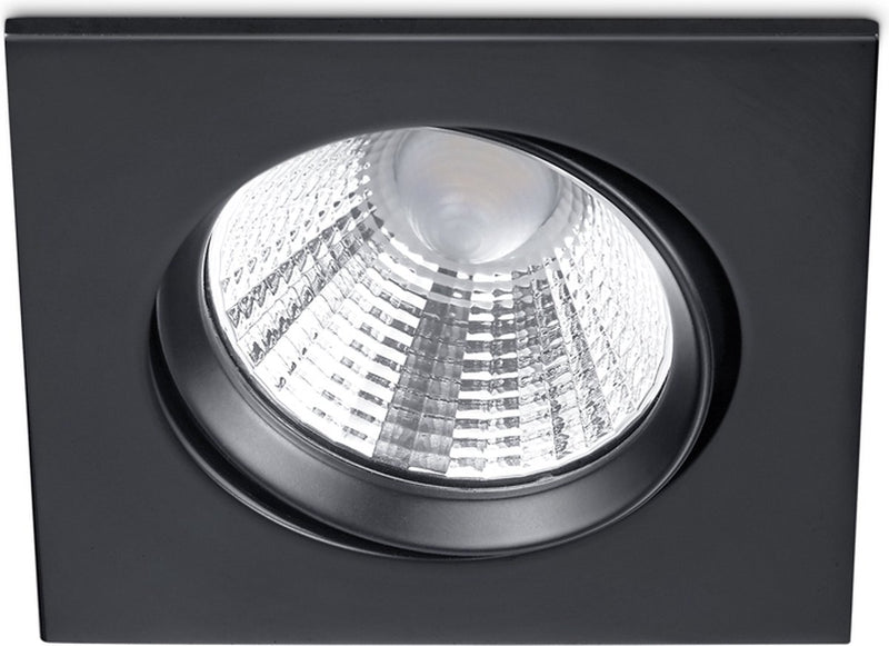 Trio pamir - éclairage encastré - noir mat - LED SMD - éclairage intérieur - orientable