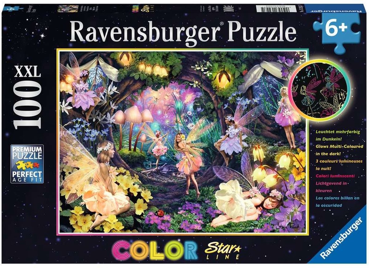 Ravensburger puzzle Forêt des elfes - puzzle - 100 pièces