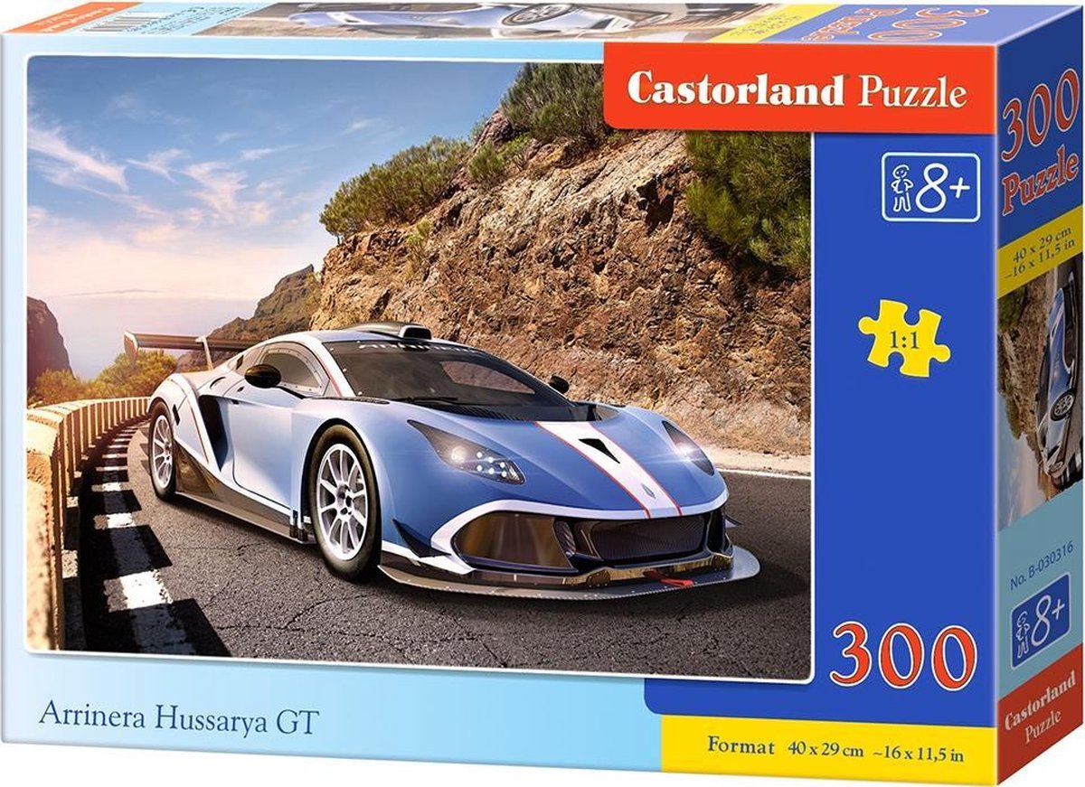 Castorland arrinera hussarya gt – puzzle – 300 pièces – voitures – qualité premium