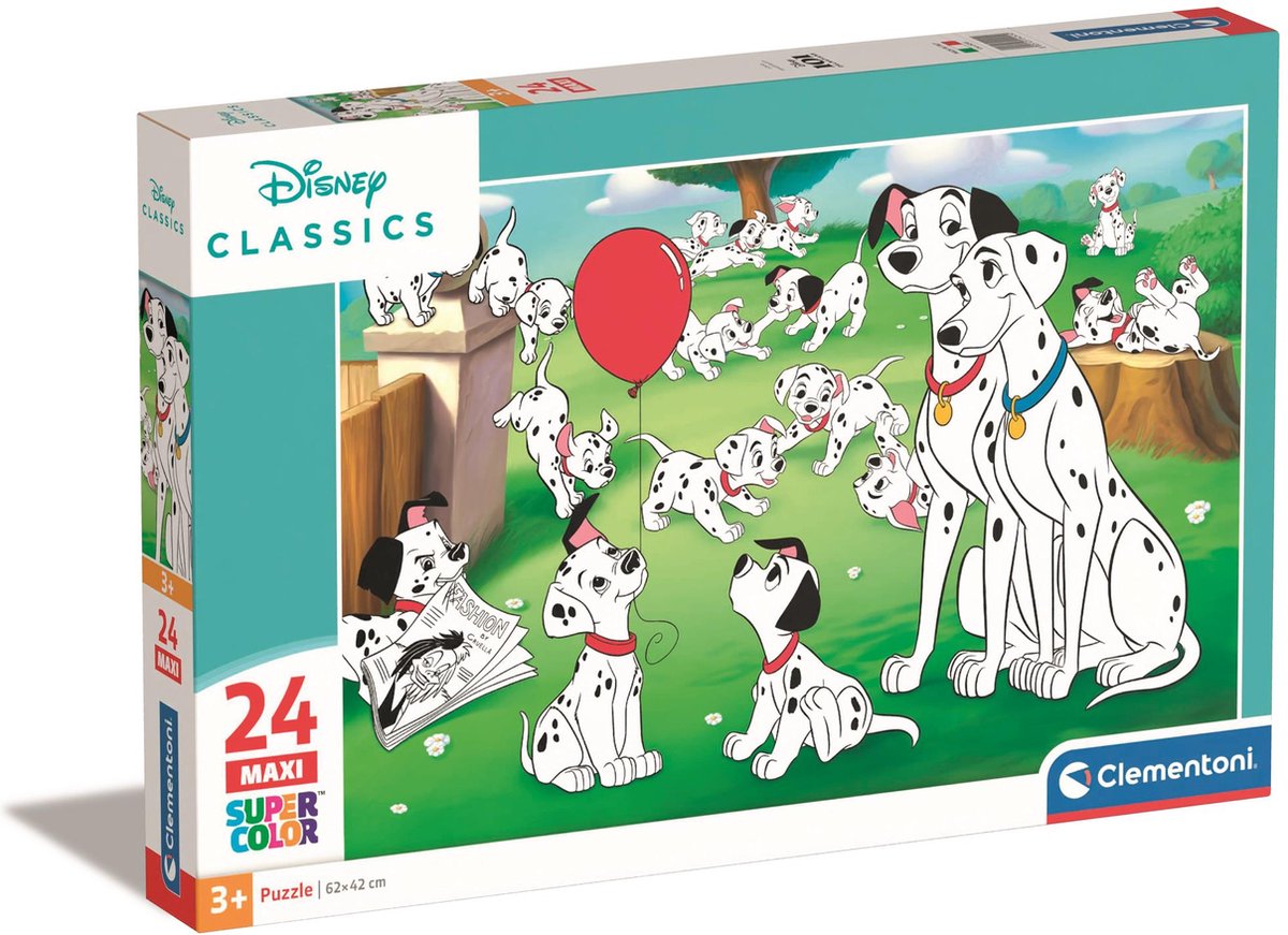 Clementoni - puzzle - 24 maxi pièces - Animaux Disney - puzzle enfant - à partir de 3 ans