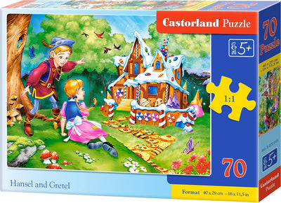 Castorland Hansel et Gretel – puzzle – 70 pièces – contes de fées – qualité premium