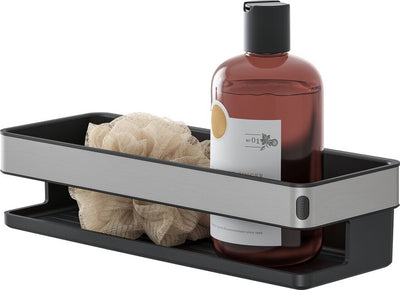 Tiger Cooper - support de douche - panier de douche 28 cm - acier inoxydable noir brossé