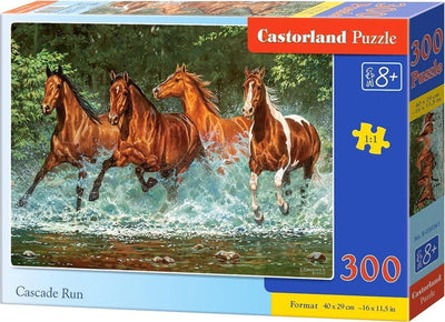 Castorland cascade run – puzzle – 300 pièces – cascade – qualité premium