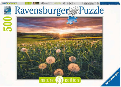 Ravensburger puzzle pissenlits au coucher du soleil - puzzle - 500 pièces