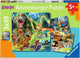 Ravensburger puzzle scooby doo - puzzle - 3x49 pièces