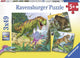 Ravensburger dirigeants de la préhistoire - trois puzzles de 49 pièces
