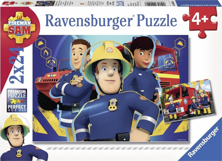 Ravensburger - Sam vous aide à sortir du feu 2x24 pièces
