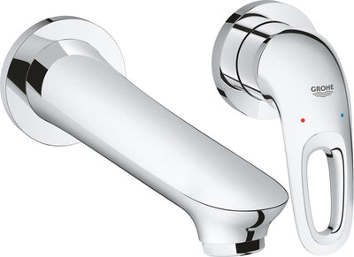 Grohe eurostyle nouveau robinet de lavabo mural - set de finition - partie encastrée exclusive - chrome