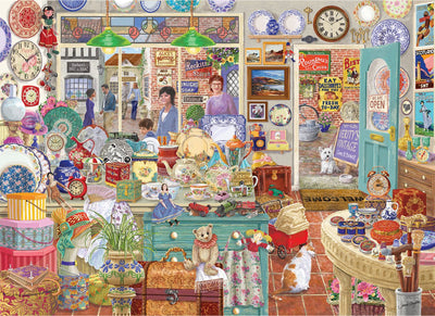 Gibsons - Verity's Vintage Shop (par Janice Daughters) - 1000 pièces 68×49cm (l×h) - puzzle pour adultes