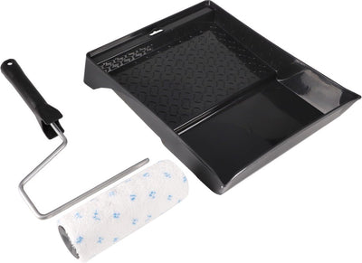 Set de lasure Copenhagen pro - 3 pièces - rouleau microfibre 18 cm - bac à peinture - support