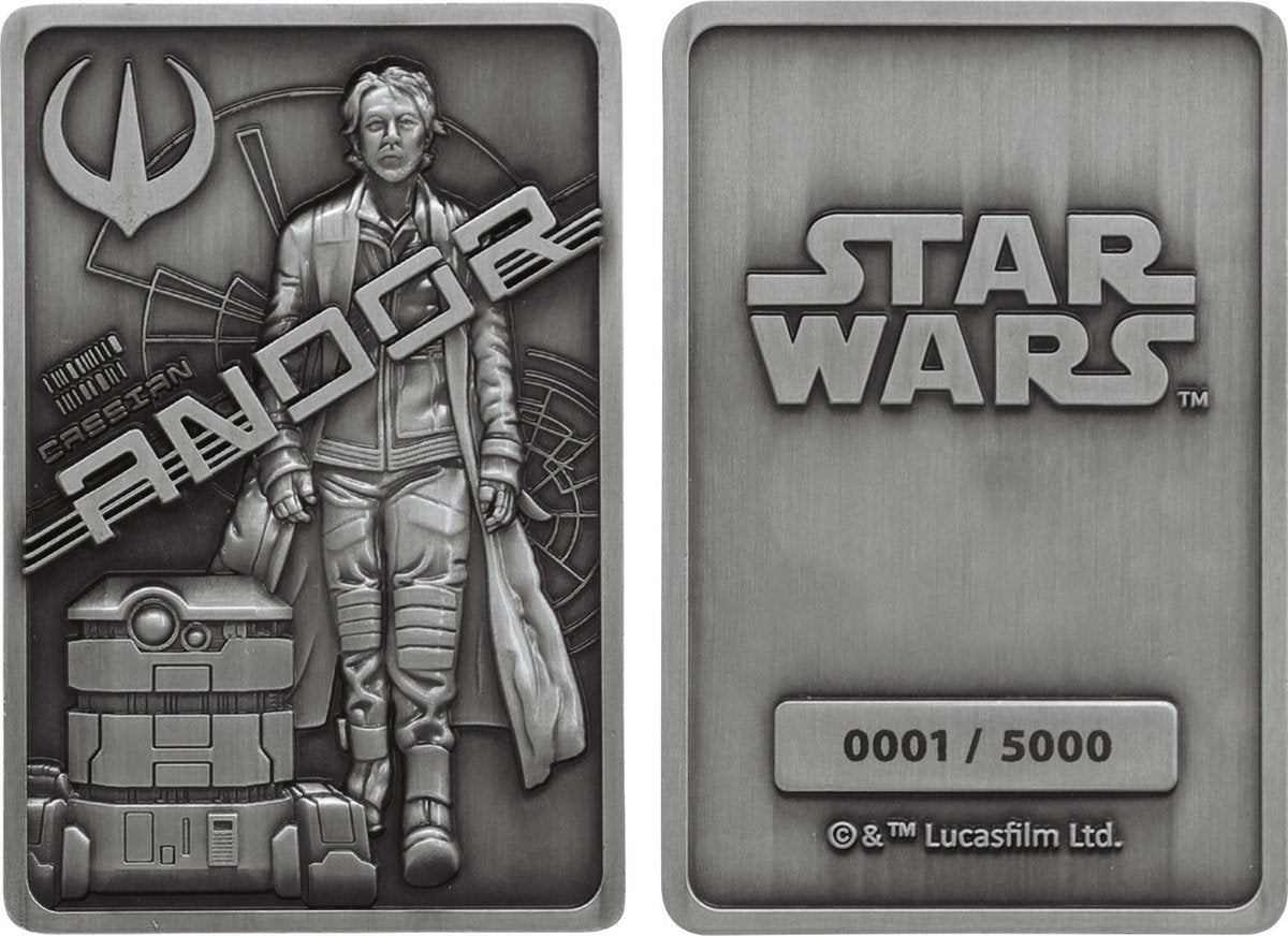 Disney fanattik star wars - collection de scènes emblématiques édition limitée lingot et/ou à collectionner - couleur argent