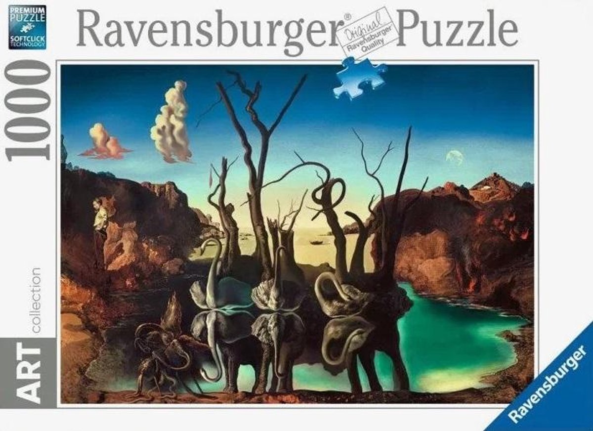Ravensburger erwachsenenpuzzle 1000 pièces - Dali