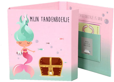 Toothwonders - livre de dents de sirène - porte-dents pratique avec fermeture magnétique