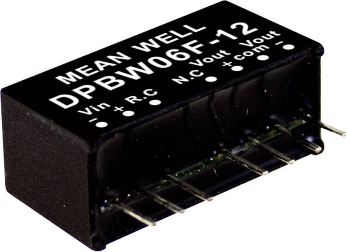 Mean well dpbw06g-05 module convertisseur dc dc 600 ma 6 w nombre de sorties : 2 x contenu 1 pièce(s)