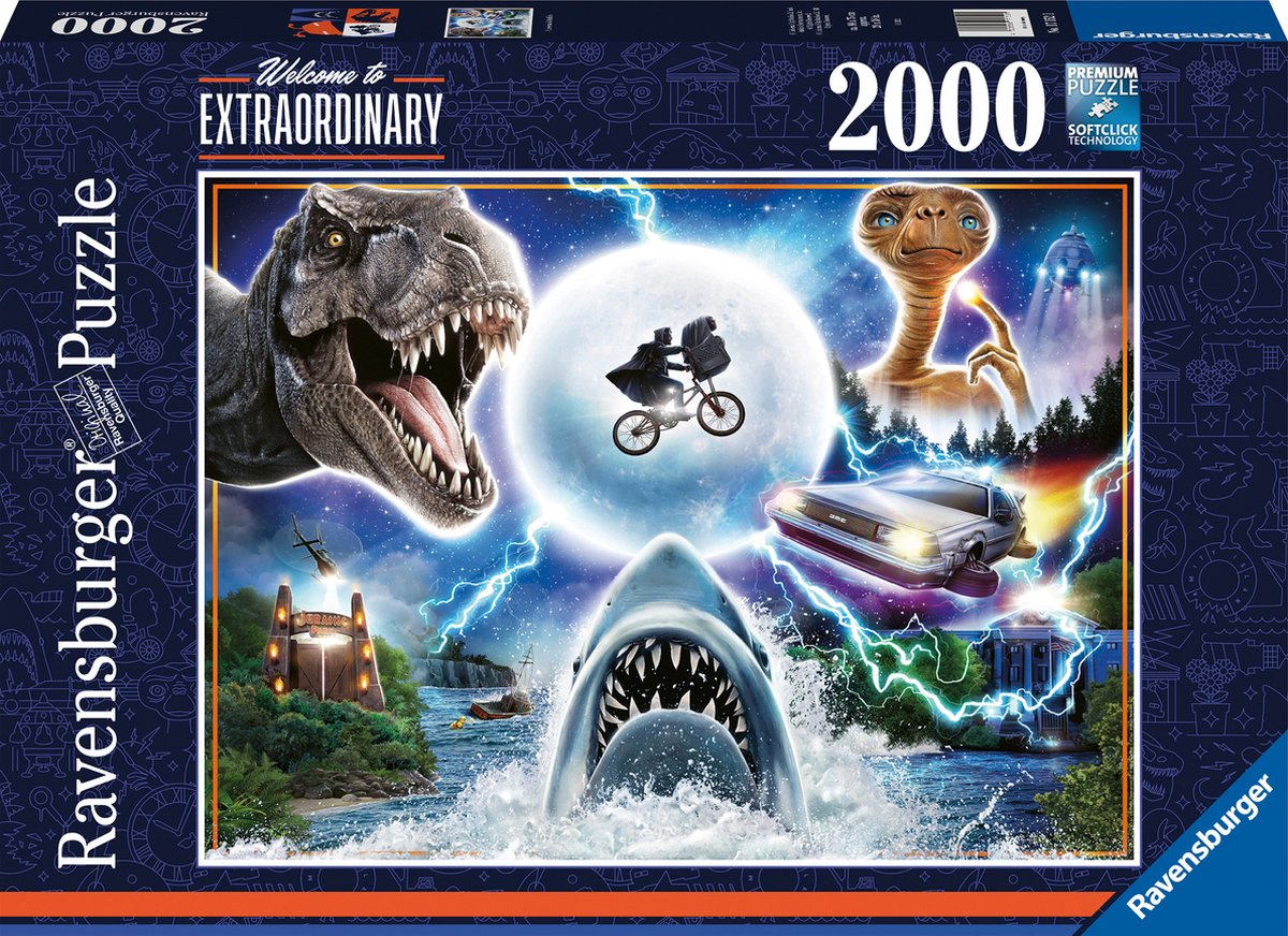 Ravensburger puzzle universel amblin - puzzle - 2000 pièces