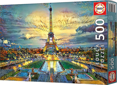 Educa - puzzle - 500 pièces - tour eiffel