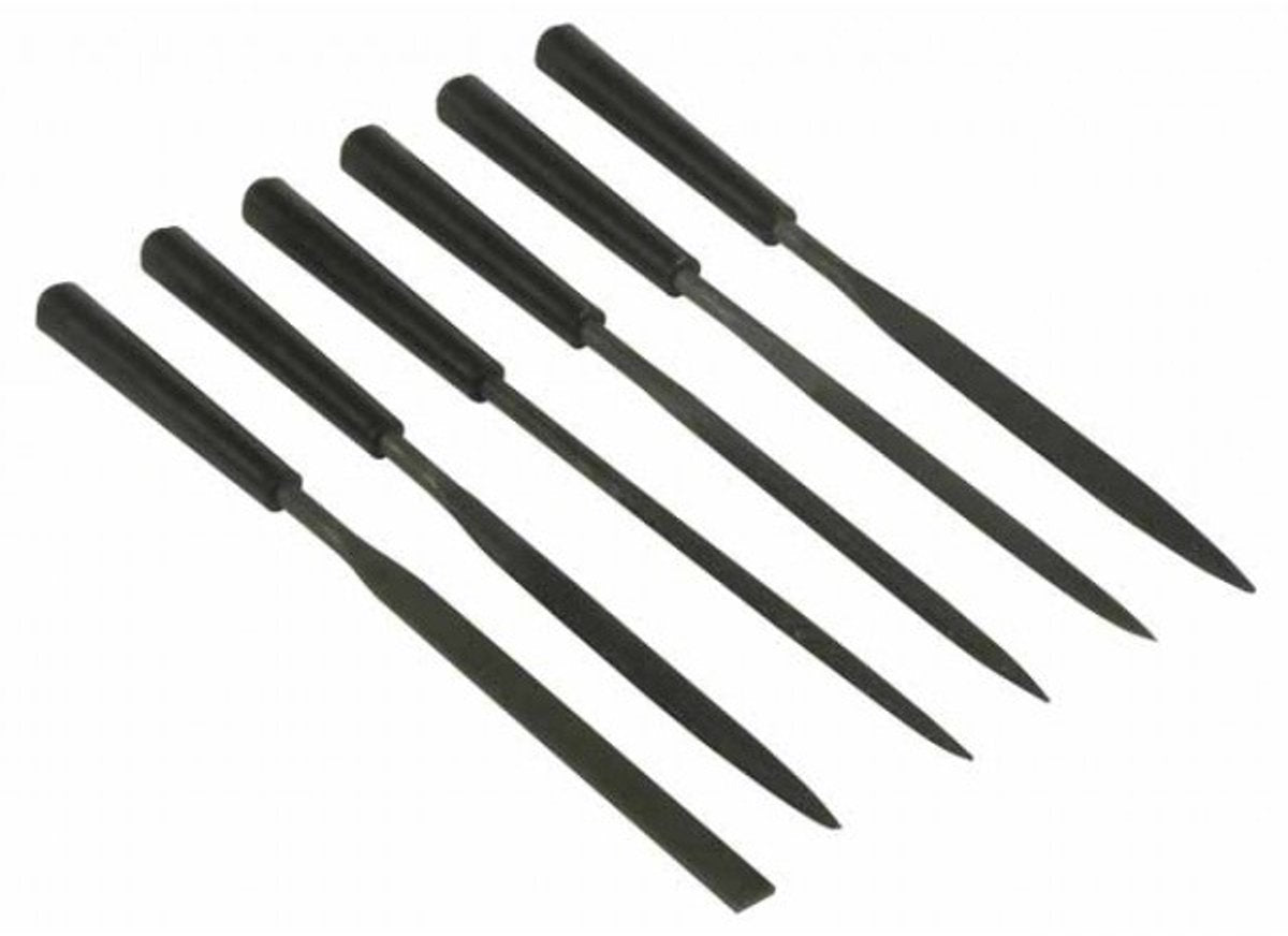 Fichiers à aiguille de set de 6 pièces Stanley