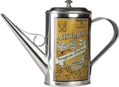 Ibili 705105 set huile et vinaigre bidon 0,5 l acier inoxydable, jaune
