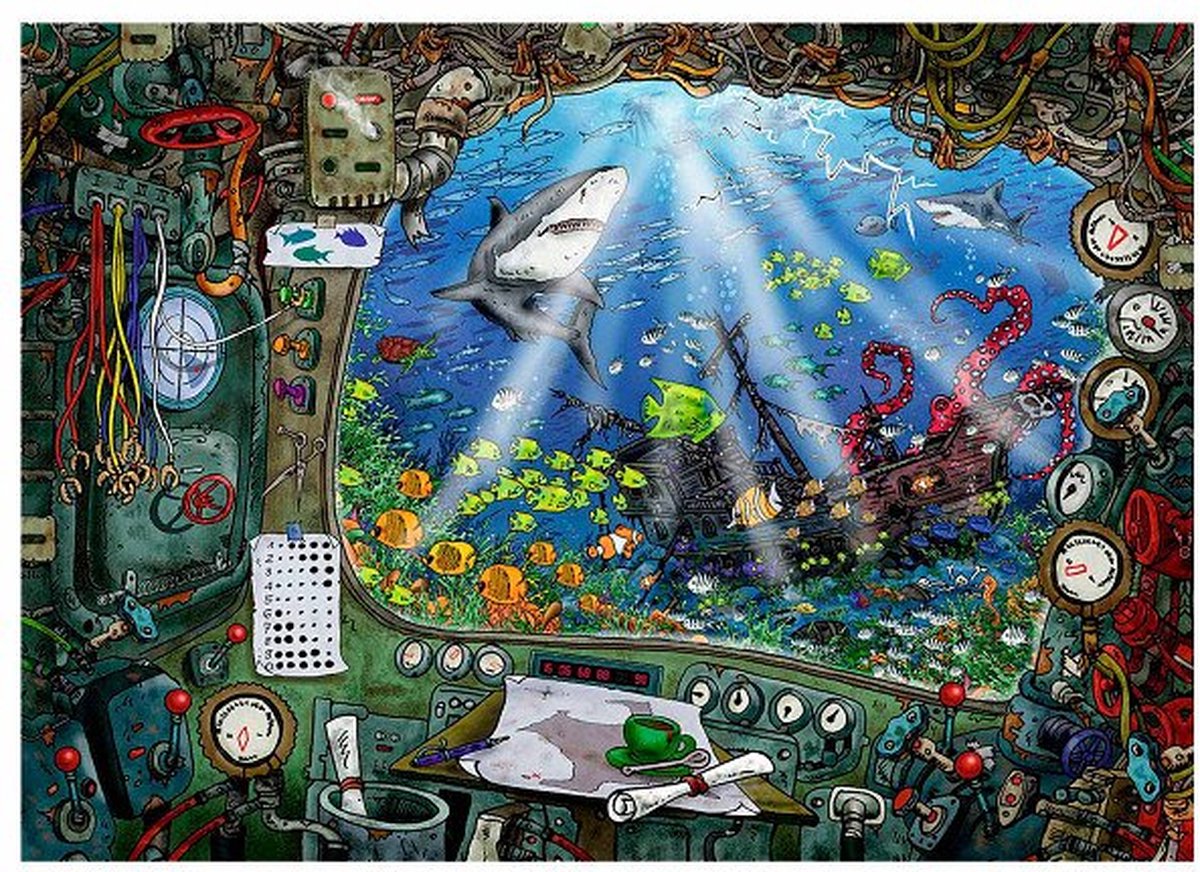 Ravensburger Escape Room Puzzle - De Submar, 759st.
