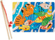 Puzzle de pêche à la pêche en bois à petit pied