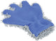 gant de toilette 2 en 1 bleu gris