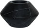 Photophore design branche maysa 3 - marbre - 12 x 7 cm - noir