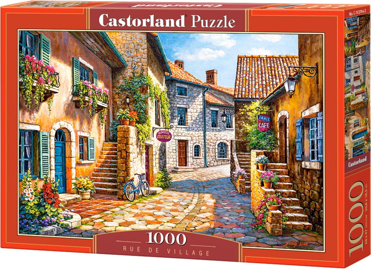 Selecta Castorland Puzzle Puzzle Rue de Village, 1000st.