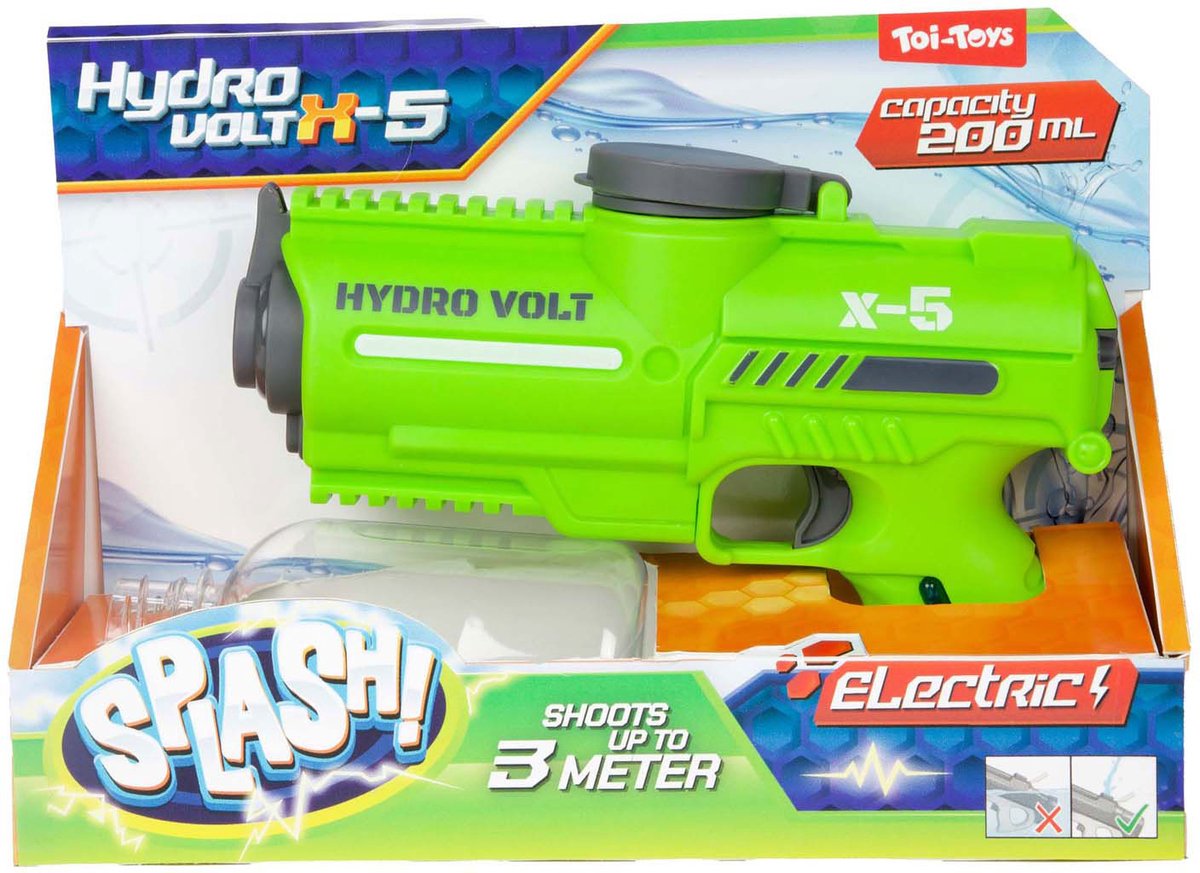 Splash Electric Water Gun Hydro Volt x5