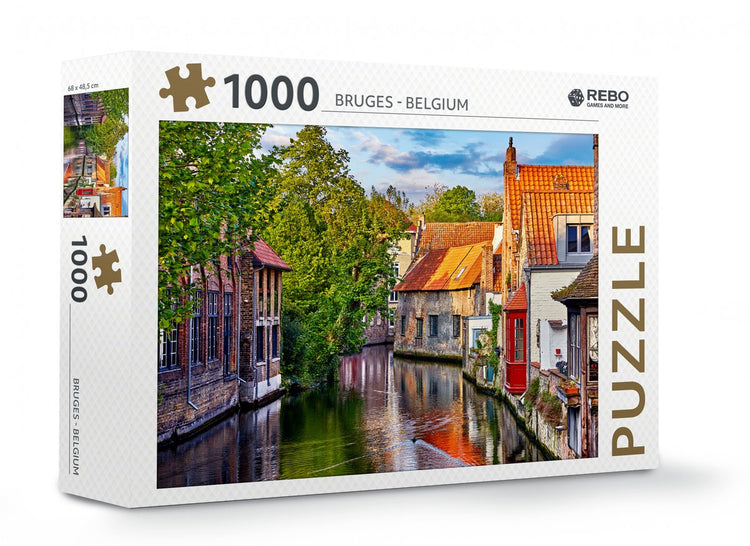 Rebo games plus rebo productions puzzle Bruges 68 x 48,5 cm 1000 pièces